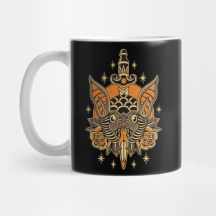 Traditional tattoo bat Mug